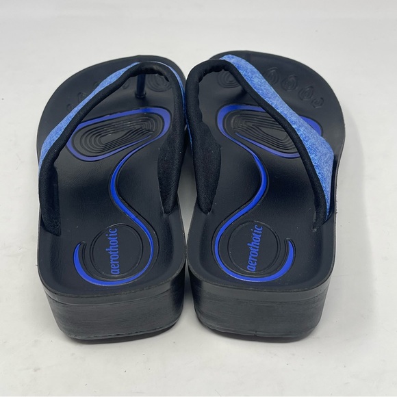 Aerothotic Original Orthotic Comfort Flip Flops Sandals Womens 5 EU 36 Blue - Picture 8 of 13